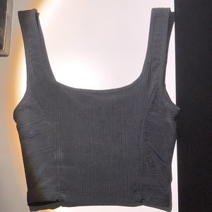 Urban Outfitters black crop top, size S